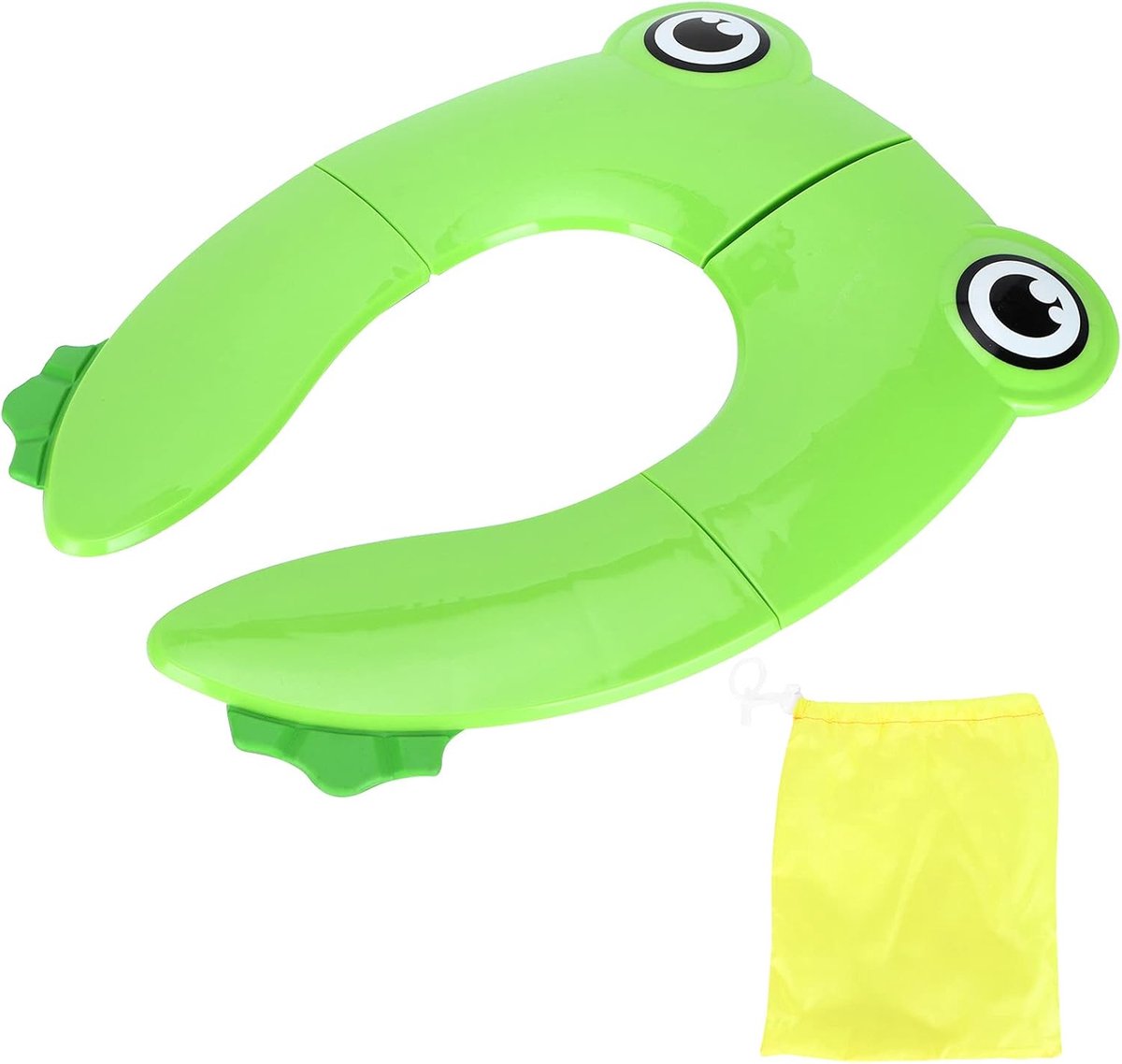 Babytoiletbril - Potjeskussen Peuter - Zindelijkheidstraining - Antislip Cartoon Design - 25 x 6 cm - Groen