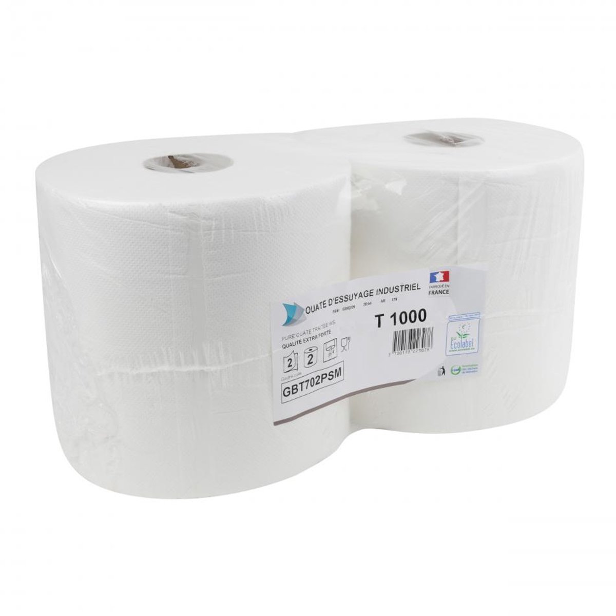 Rouleaux bobine de papier essuie mains blanc absorbant RSM GBT702PSM Neuf