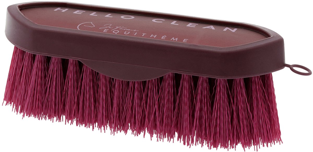 Equithème Dandy Brush Equithème Je T'aime Donkerrood