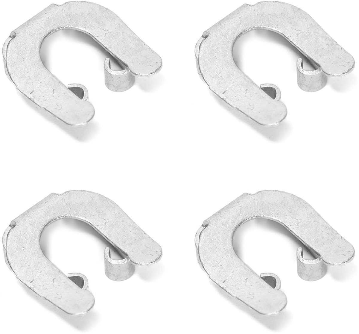 SnelShoppen - 4 Stuks Autokoppeling U-Clips Bevestigingsmiddelen N90070306 N90052702 Voor Volkswagen, Jetta, SEAT, Audi, Phaeton - Metaal, 21.3mm x 20