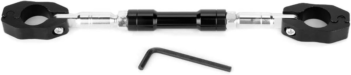 Motorfiets Balans Stuur - Hendel Versterker - Stuur Stabiliseren - Verstelbare Lengte - 28-32 cm - Zwart