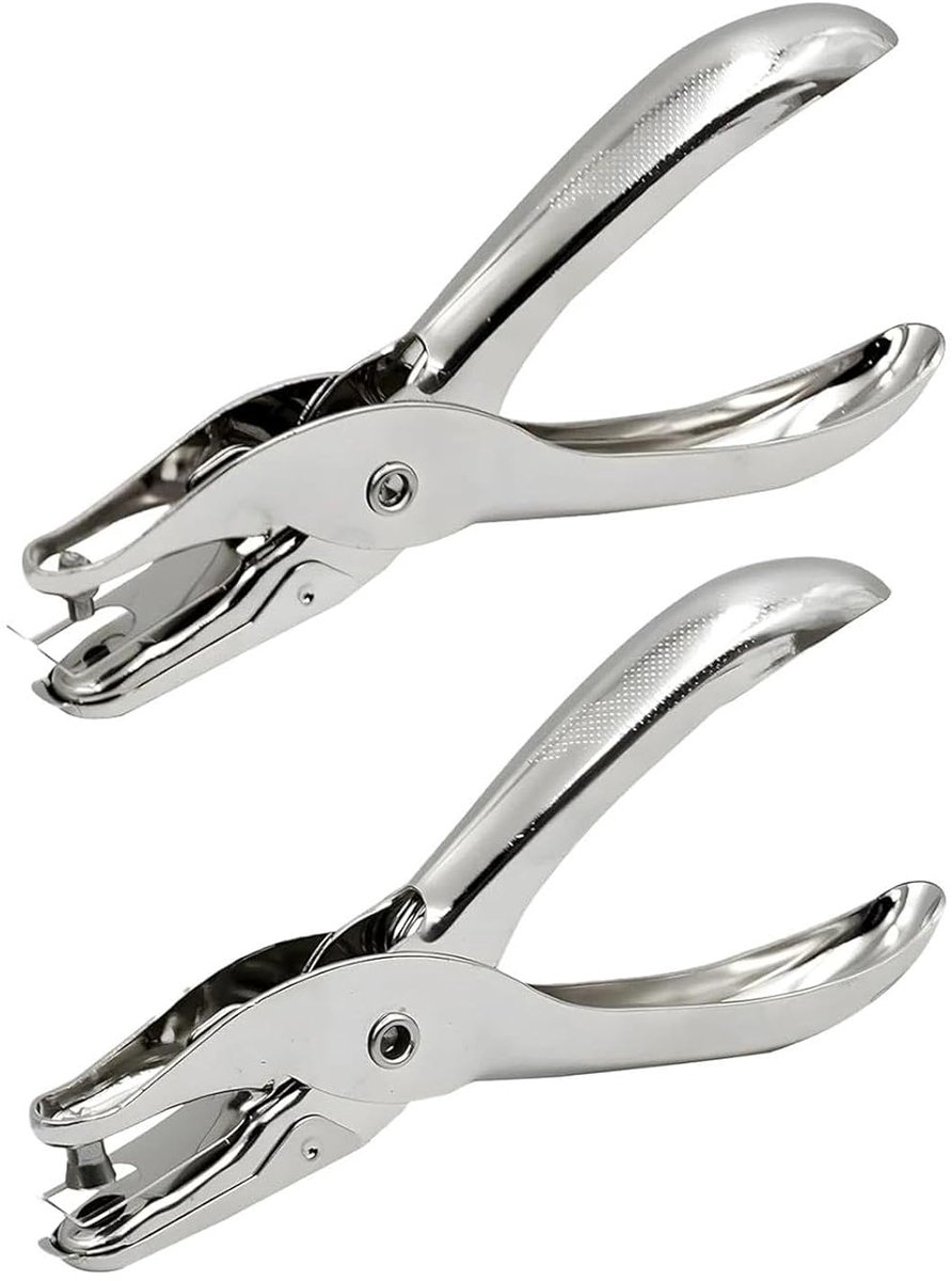 Enkele perforator 6mm - ergonomisch design - metalen mini perforator - ideaal voor knutselen - ShopVlot