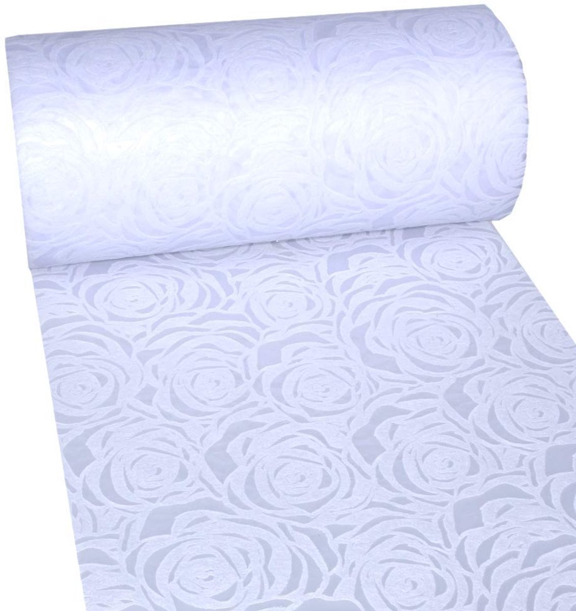 Omgoods - Decoratieve Tafelrunner met Uniek Rozenpatroon