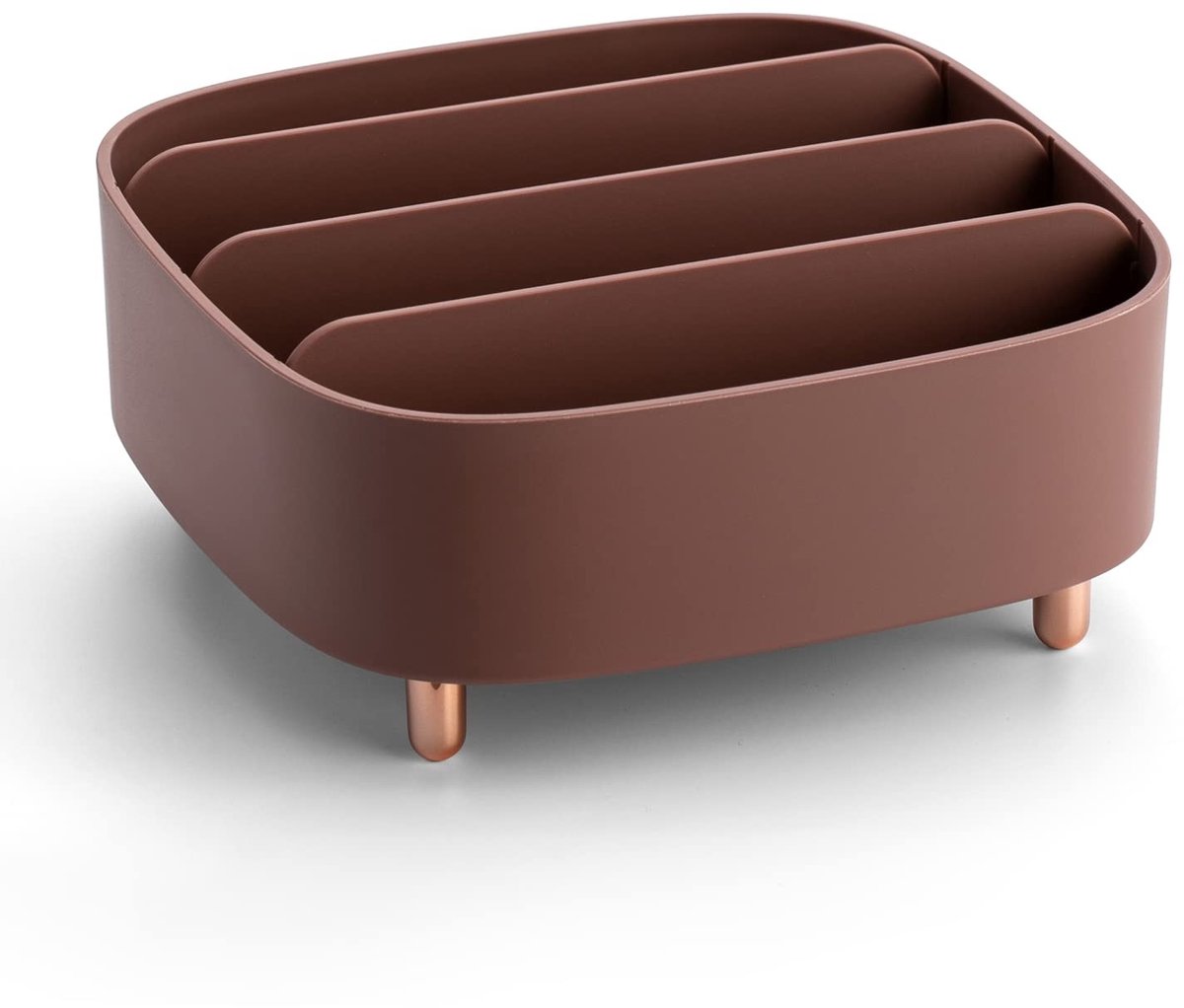 Omgoods - Makeup Organizer met 4 Compartimenten - B-Rood
