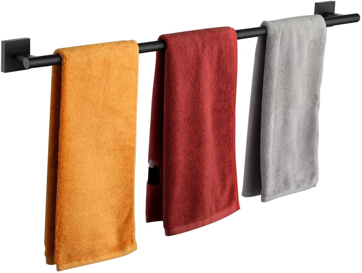 Omgoods - Handdoekstang 91,4 cm in Matzwart van Roestvrij Staal