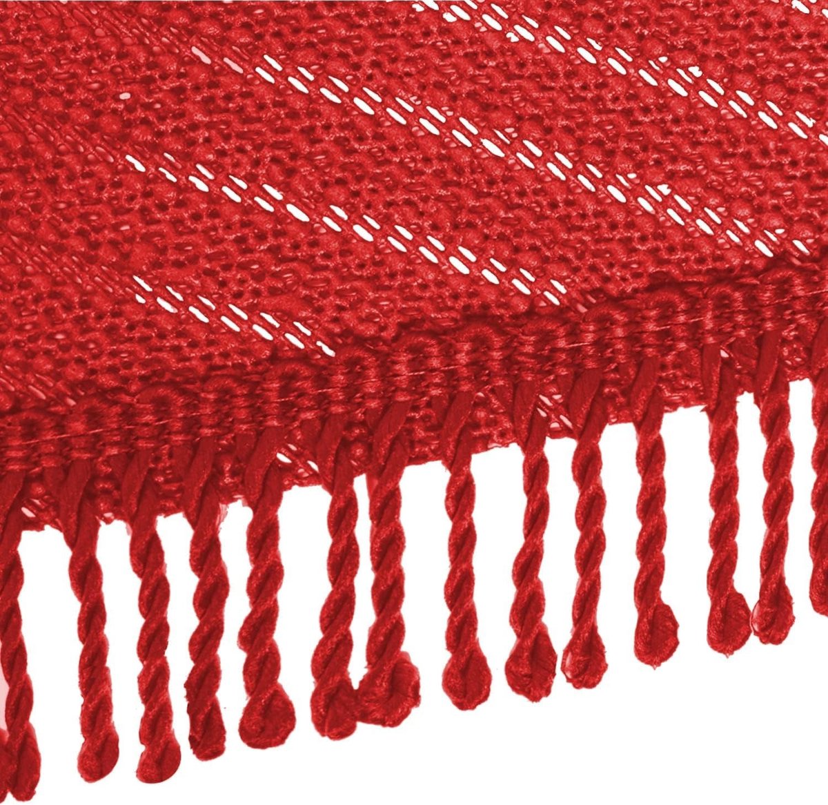Omgoods - Tuin Tafelkleed Rectangular - Weerbestendig en Antislip, 110 x 140 cm, Rood