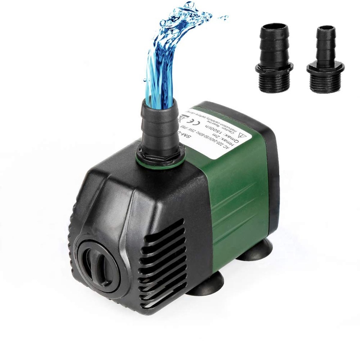 Omgoods - Onderdompelbare Waterpomp voor Aquarium en Vijver, 1500 l/h