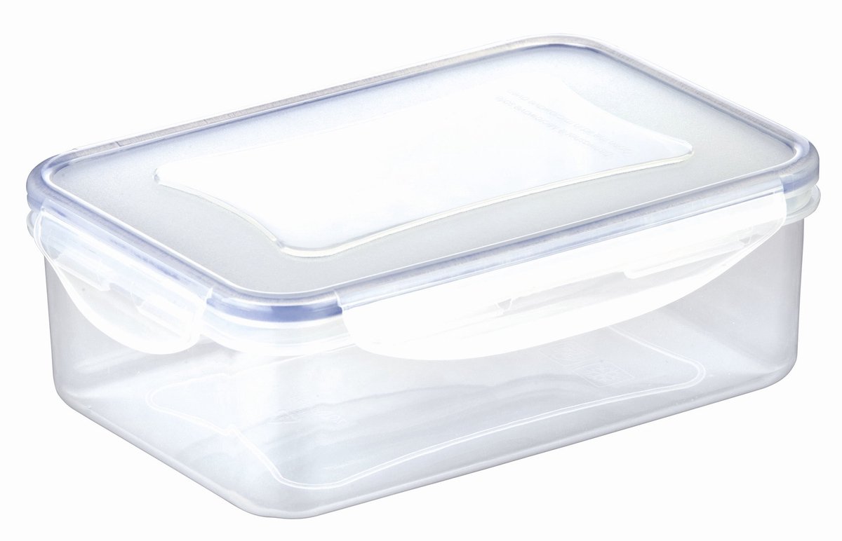 Omgoods - Transparante Opbergdoos voor Voedsel 25,2 x 18,3 x 8,5 cm