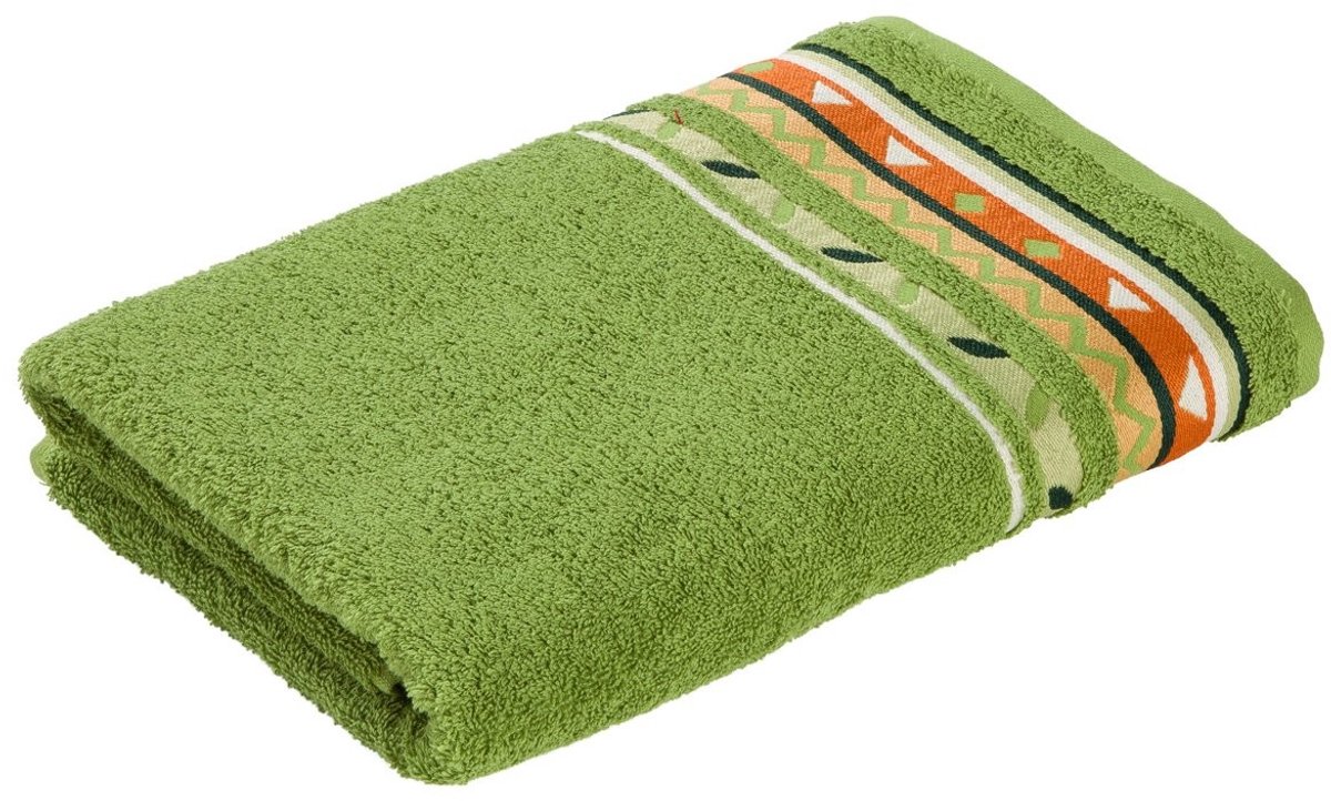 Omgoods - Badhanddoek 67 x 140 cm van 100% Katoen met Borduurdetails