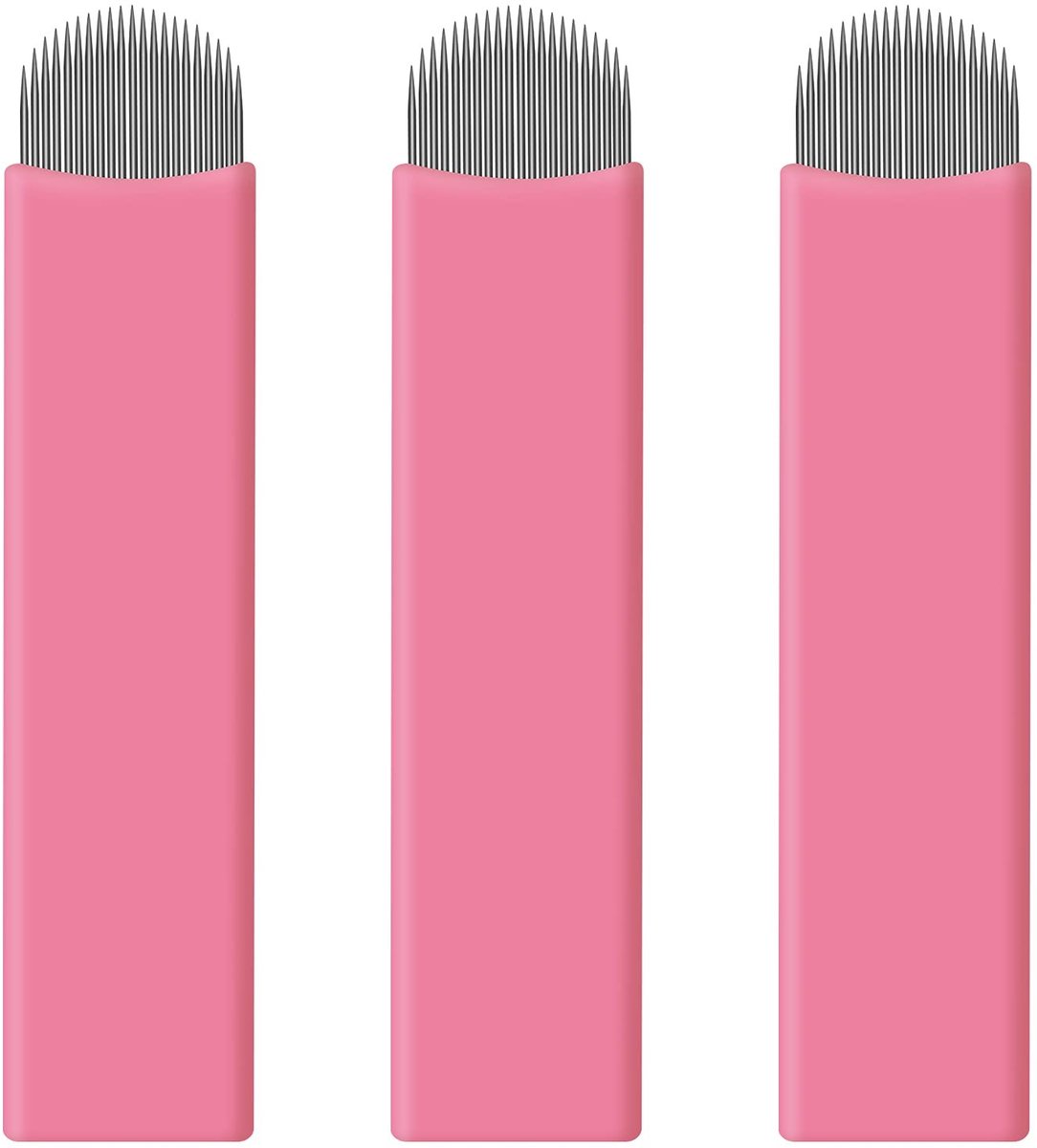 Omgoods - 50 Stuks Wegwerp Microblading Nano Naalden 0.15mm voor Haartjes Wenkbrauwen