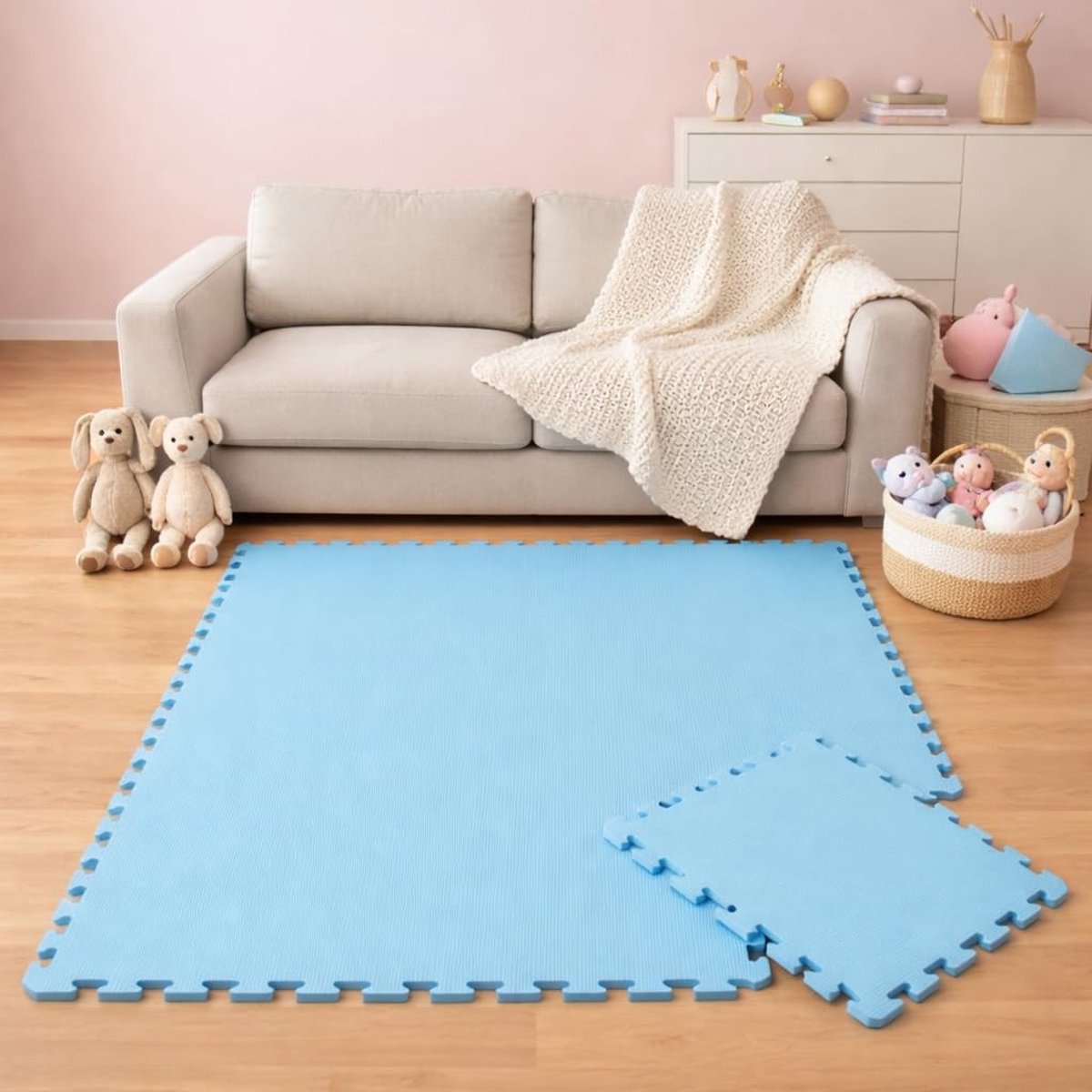 Omgoods - 9-Piece Baby Speelmat van EVA Schuim met Antislip Oppervlak
