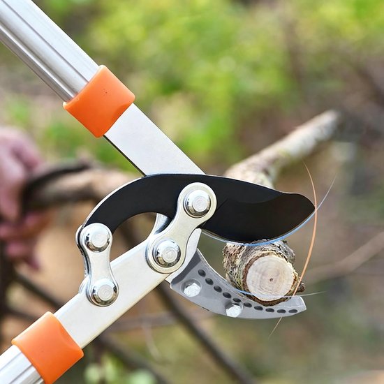 Telescopische Snoeischaar - Zware Boomsnoeischaar - Takkensnijder Met Uitschuifbare Steel - Tuinaambeeldvlooien - SK5 Stalen Lemmet — afbeelding 5