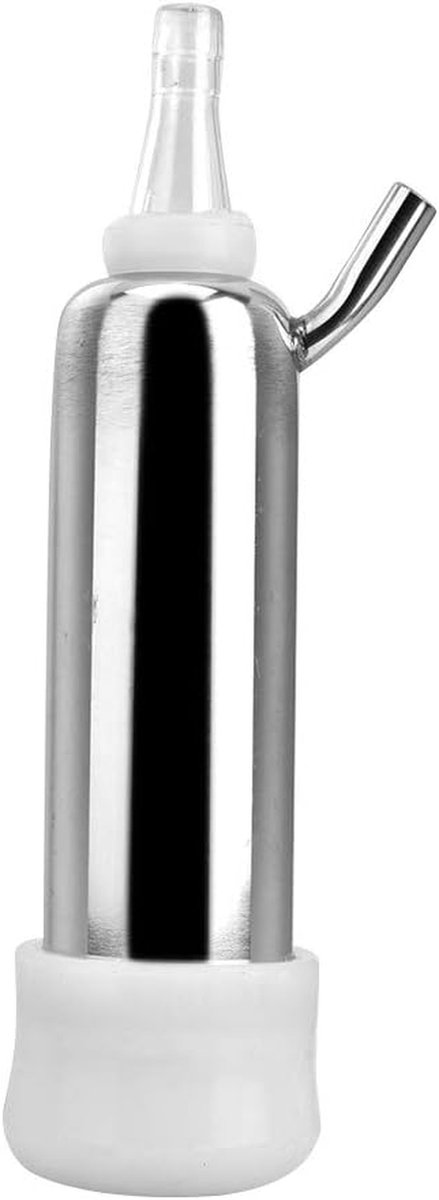 Koemelk Pulscontroller Beker - Melkzuigkop - Melken van Koeien - Roestvrij Staal - 20 x 5.5 x 5.5 cm - Zilver