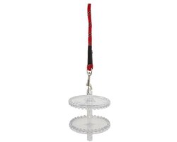 Likit Liksteenhouder Paard met Touw - Clear Glitter