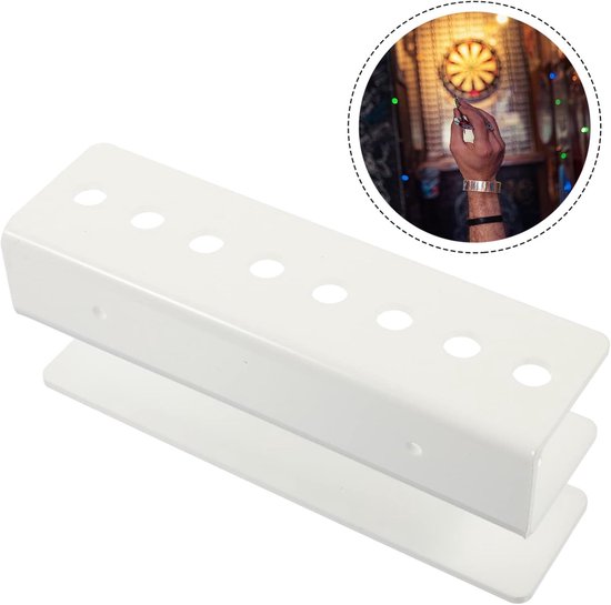 Darthouder - Dartrek - Darts Opbergen - Acryl Materiaal - 17x7.3x4.5CM - Wit — afbeelding 3