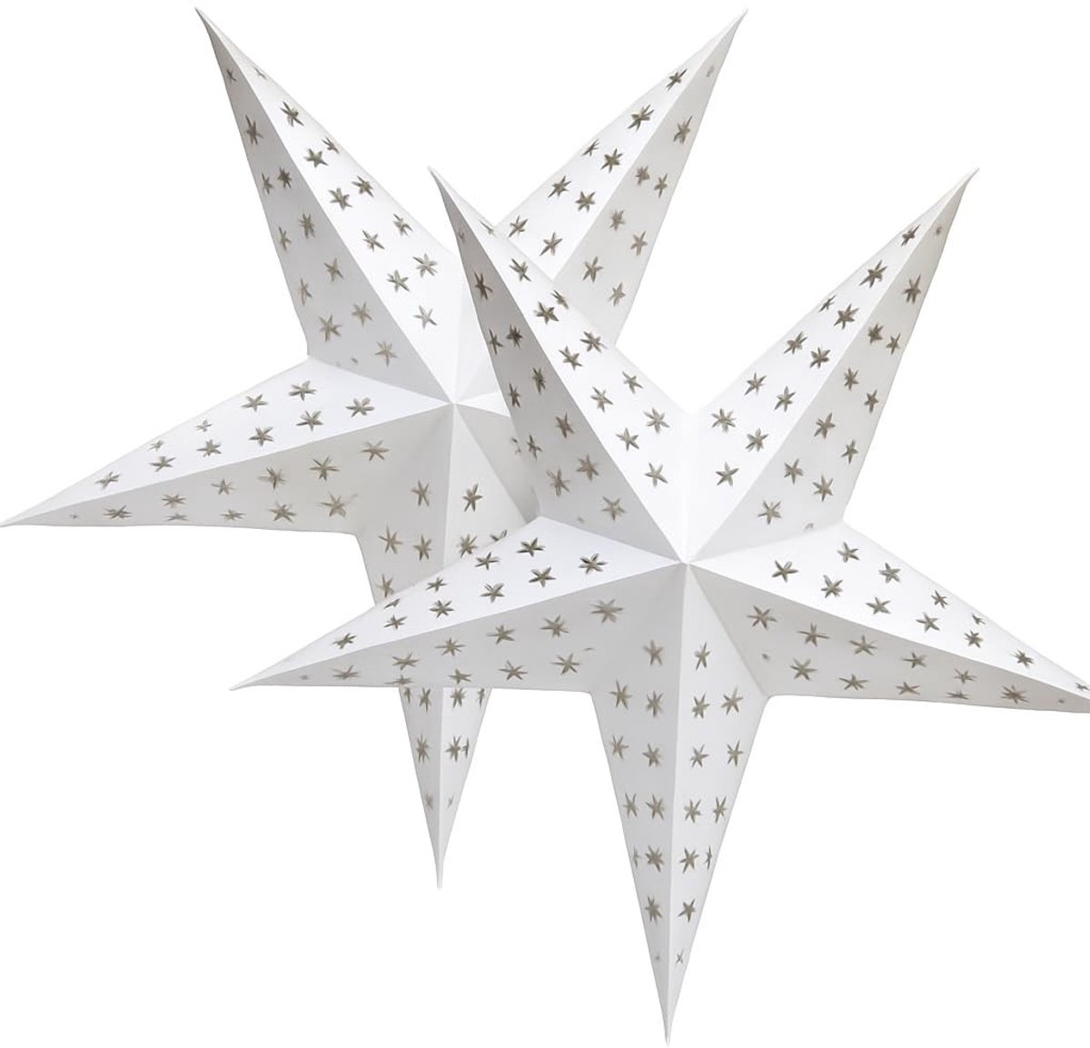 Omgoods - Witte Papieren Ster Lampenkap 60 cm