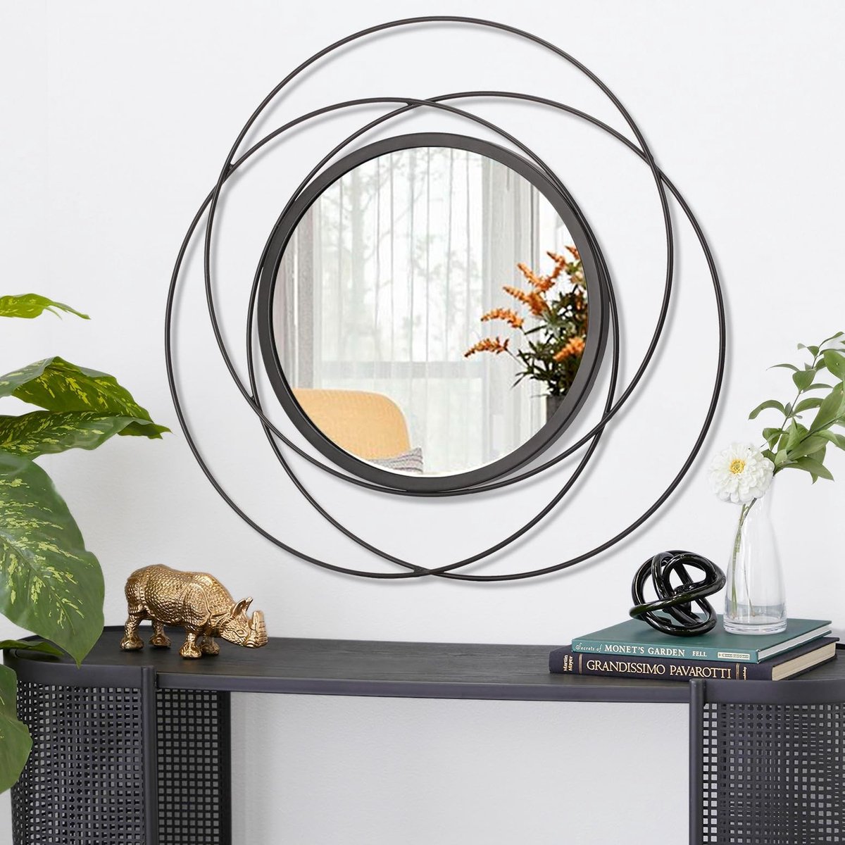 Omgoods - Ronde Muurspiegel voor Moderne Wanddecoratie