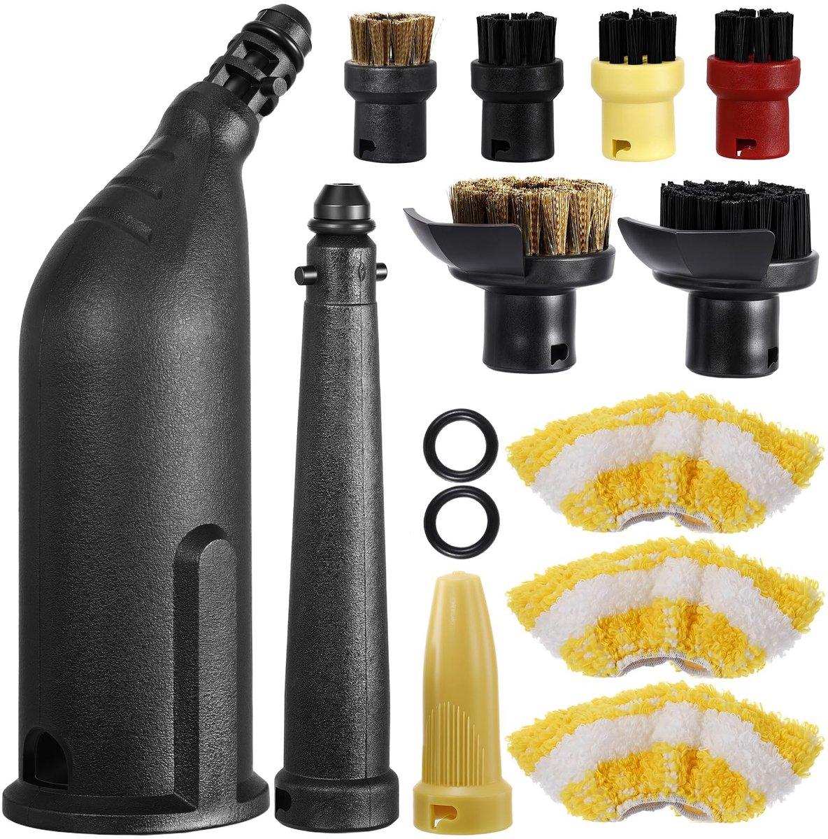 Omgoods - Accessoireset voor Stoomreinigers, 15 Stuks
