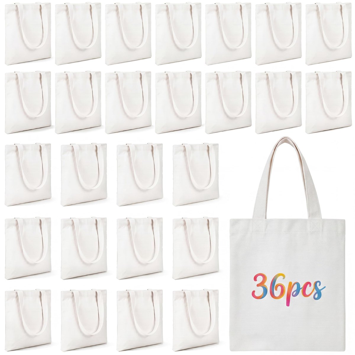 Omgoods - Mini Canvas Draagtas voor DIY-projecten en Cadeaus