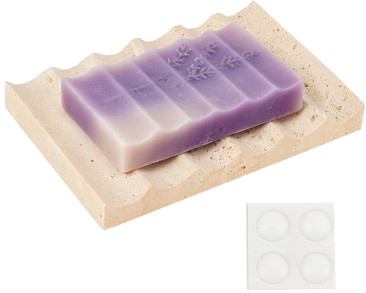 Omgoods - Marmeren Zeepdispenser in Moccasin voor Badkamer
