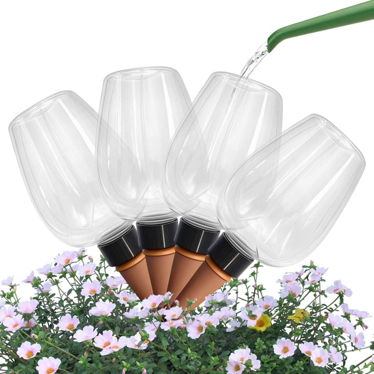 Omgoods - Set van 4 Waterballen voor Automatische Plantenirrigatie