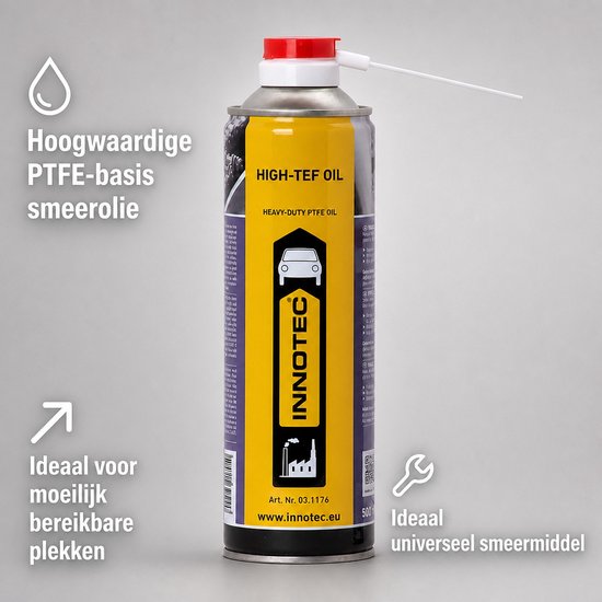 Innotec High-Tef Oil 500ml - Smeermiddel geschikt tot 250 graden — afbeelding 5