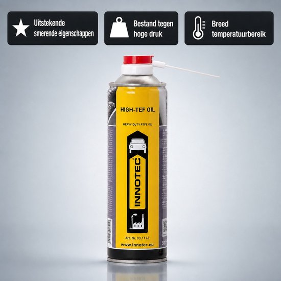 Innotec High-Tef Oil 500ml - Smeermiddel geschikt tot 250 graden — afbeelding 3