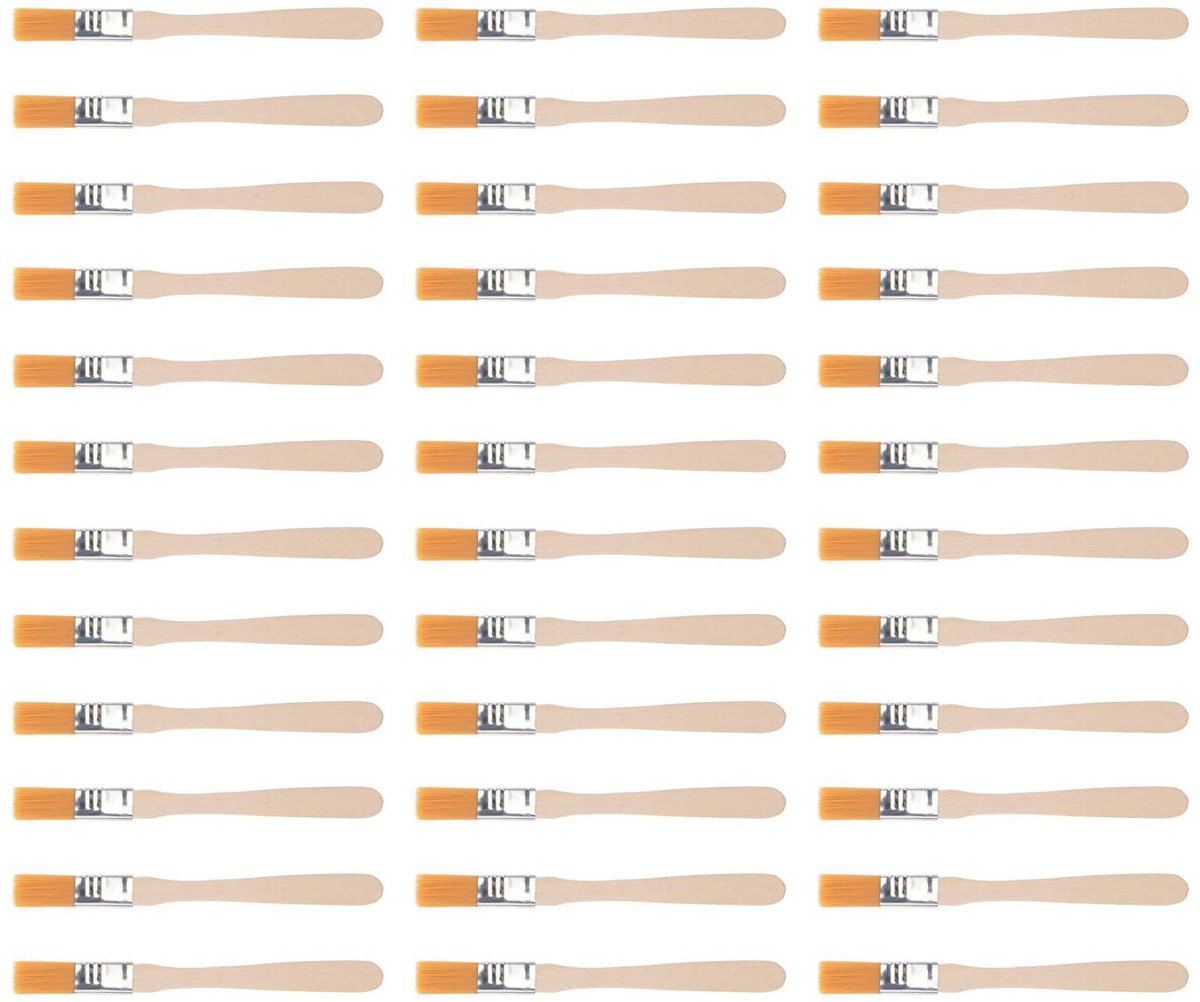 Omgoods - 36 Stuks Zachte Nylon Borstels voor Schilderen en Retoucheren