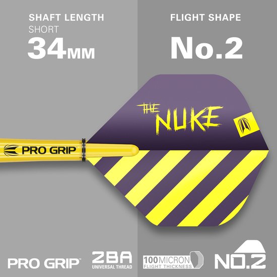 Target Luke The Nuke Littler 80% - Dartpijlen van Target — afbeelding 2