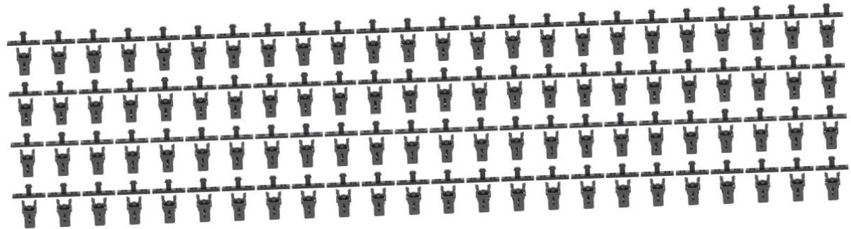 Afvalbak Sluitingen - Prullenbak Clips - Afval Scheiden - Universele Pasvorm - 120 Stuks - Zwart