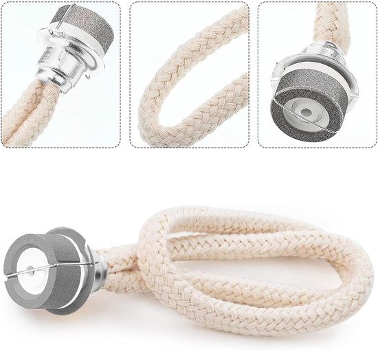 4 stuks lonten voor lampen, reservelamp, olielamp-lont, vervanging voor luchtcontrole, katalytische brander - ShopVlot — afbeelding 2