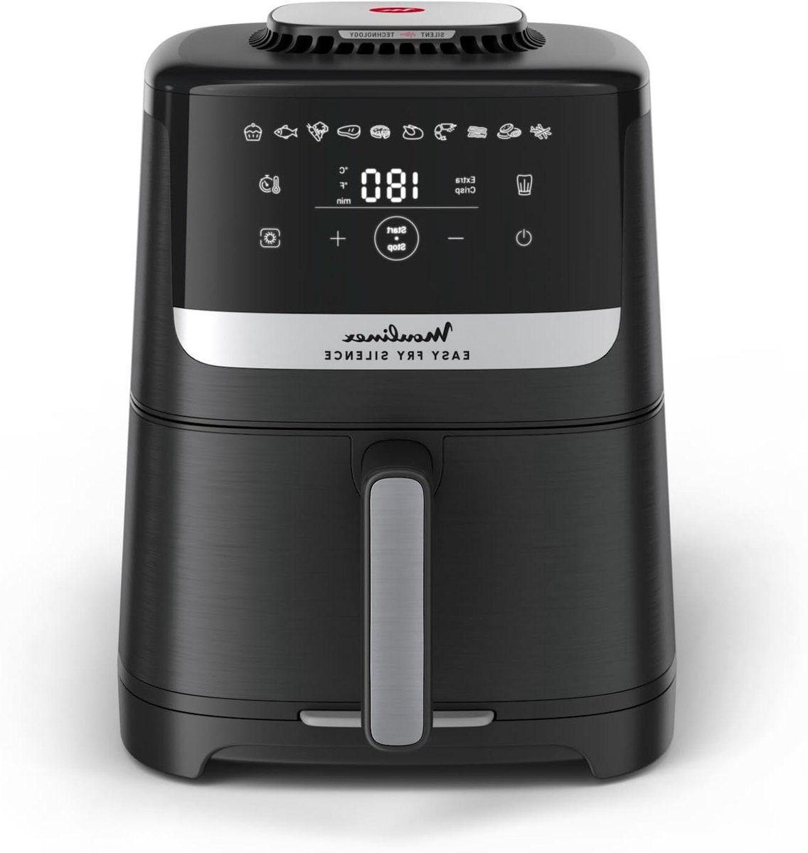 Airfryer XL - Hete Lucht Oven - Gezond Koken - Stille Technologie - 5 Liter - Zwart Rood