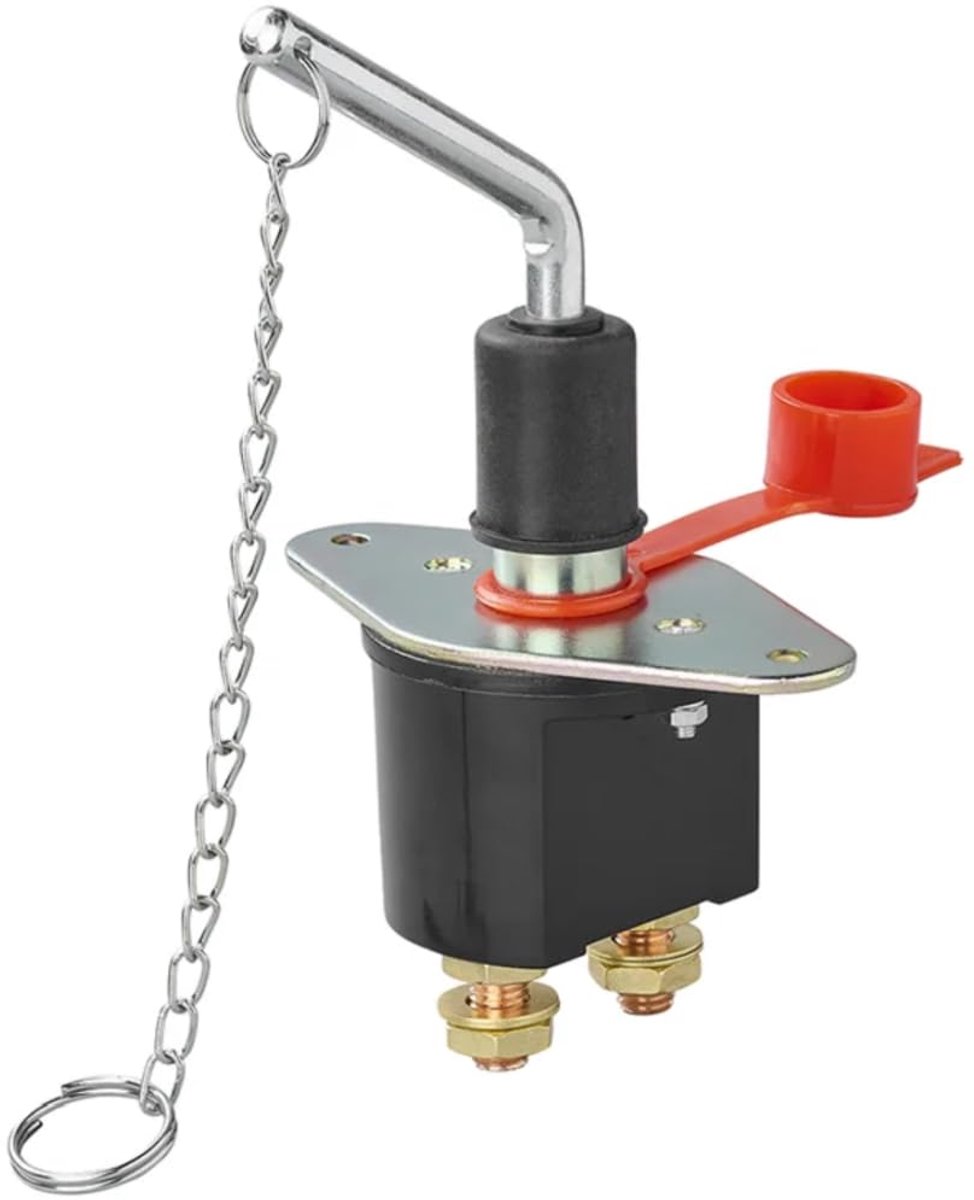 hoofdschakelaar Heavy Duty 2-polig 6-24 Volt 500 Ampère | Piekvermogen 2500A - met sleutel en vergrendeling - geschikt voor camper, boot & zonne-energie