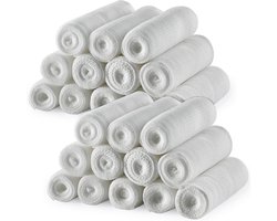 Gaasverbandrollen - 4 meter per rol Steriel gaasverband en elastisch verband van medische kwaliteit voor het aankleden van alle soorten wonden en EHBO-kit van MEDca, (12 stuks, 3 inch)