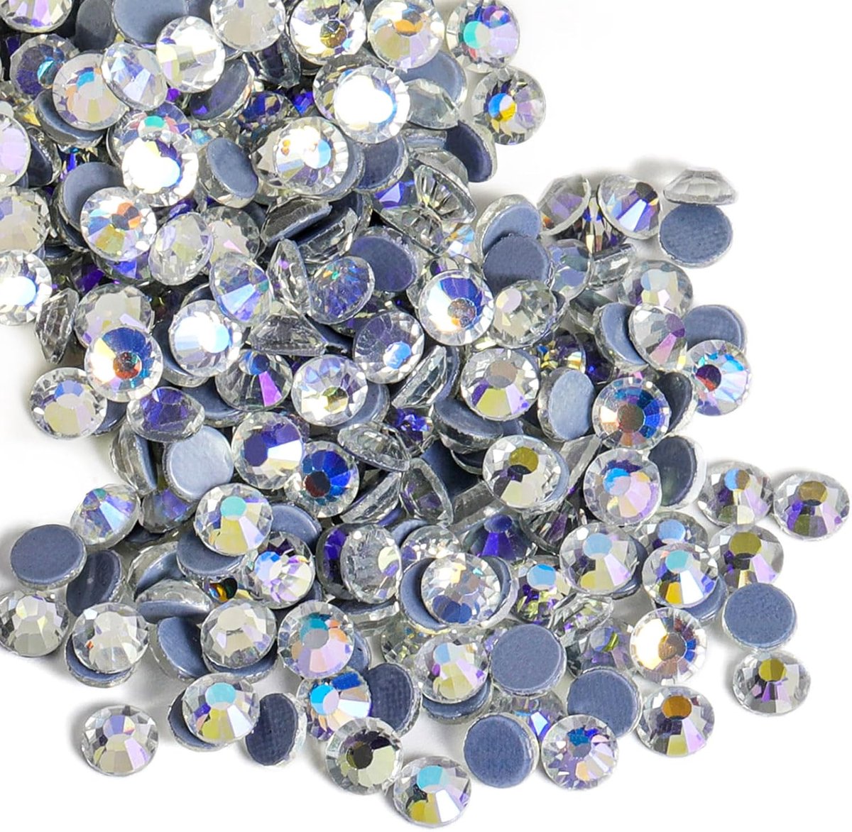 Hotfix strasssteentjes, 2880 stuks platte achterkant kristallen steentjes voor ambachten kleding doe-het-zelf decoraties,Sterrenhemel, SS10, 2.7-2.9mm
