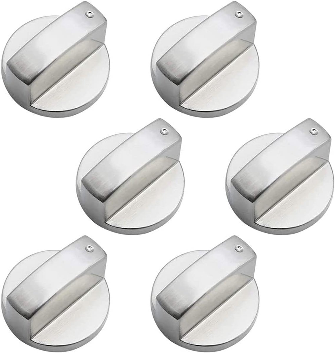 Knoppen zink legering gasfornuis, keuken fornuis draaiknop gas fornuis besturingsknoppen adapter voor ovenschakelaar, fornuis, gasfornuis, oven, kookplaat