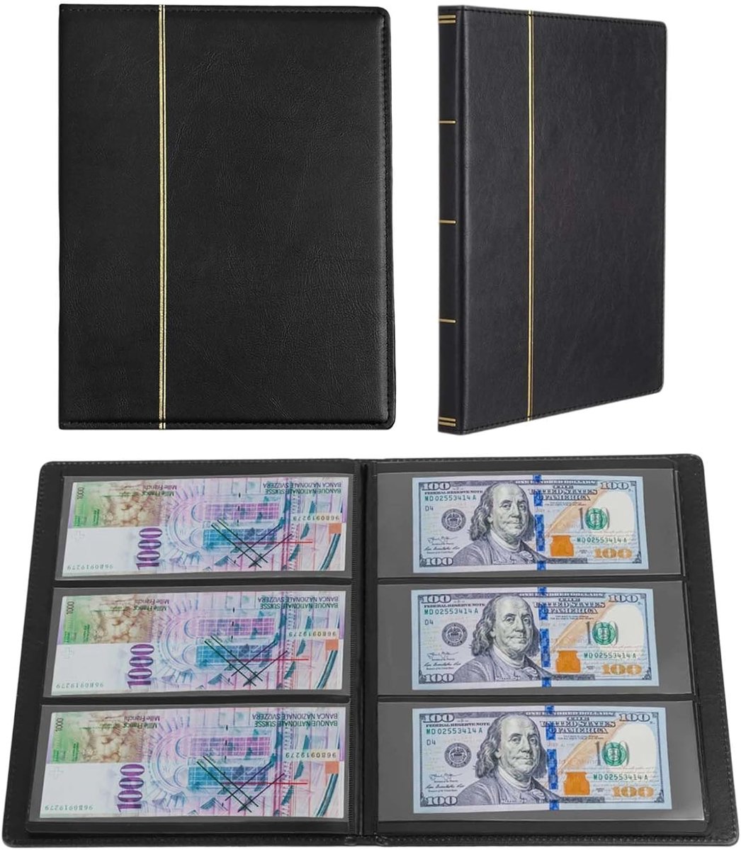 60 Zakjes voor Geldbewaring voor Verzamelaars: Album en Notities voor Bankbiljetten, Geld en Postzegels