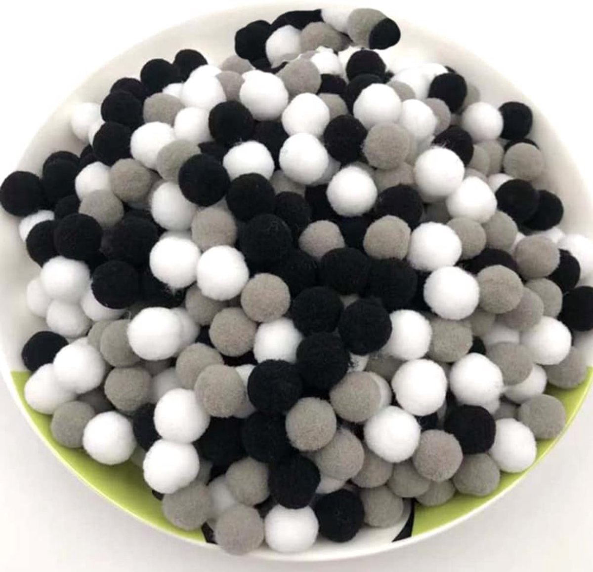 SnelShoppen - 1000Pcs Kleurrijke Mini Pompoms, 10mm Fluffy Pluche Ballen, Vilt Ballen voor Verjaardag, Bruiloft, Feestdecoratie, Creatief DIY Naaien