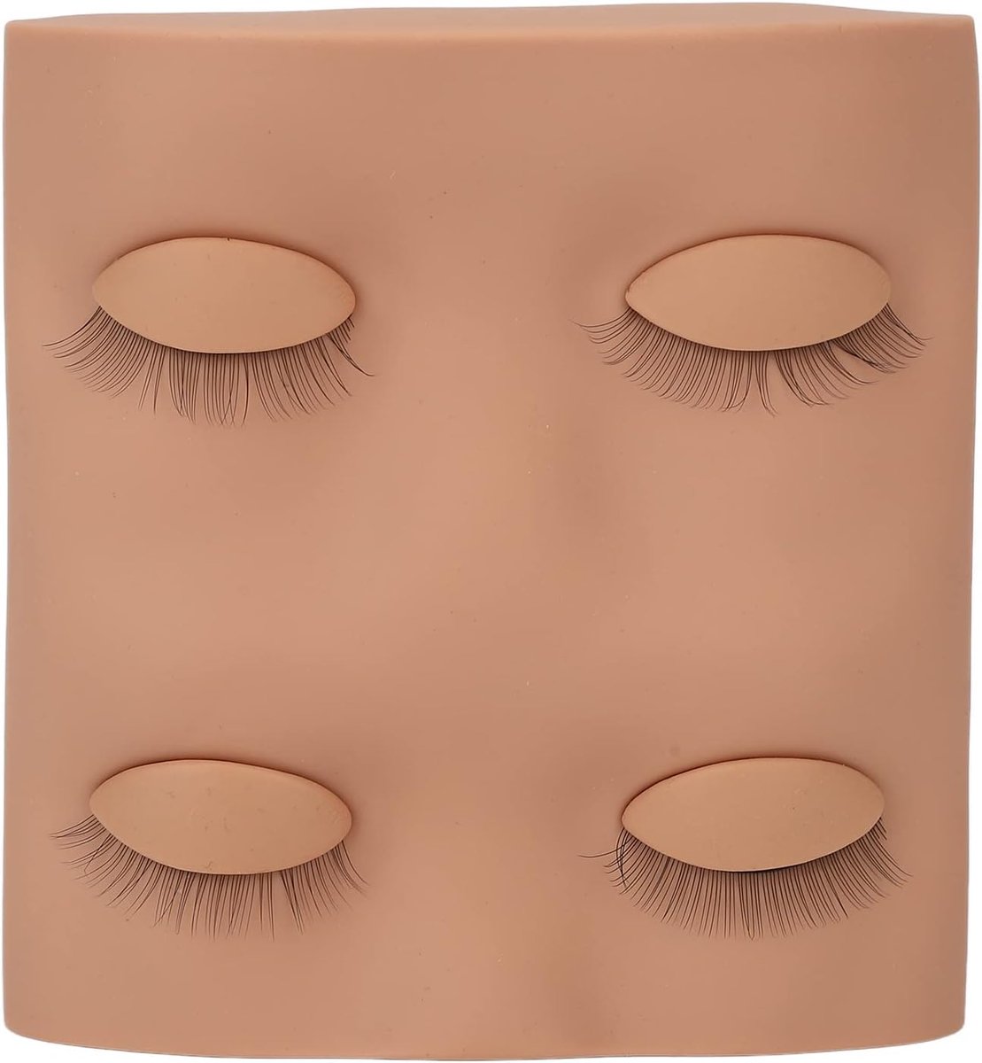 SnelShoppen - Lash Mannequin Hoofd voor Wimperextensions, Verwijderbare Ogen, PVC Silicone, Realistisch 3D Ontwerp, Herbruikbaar, Oefening voor Make-u