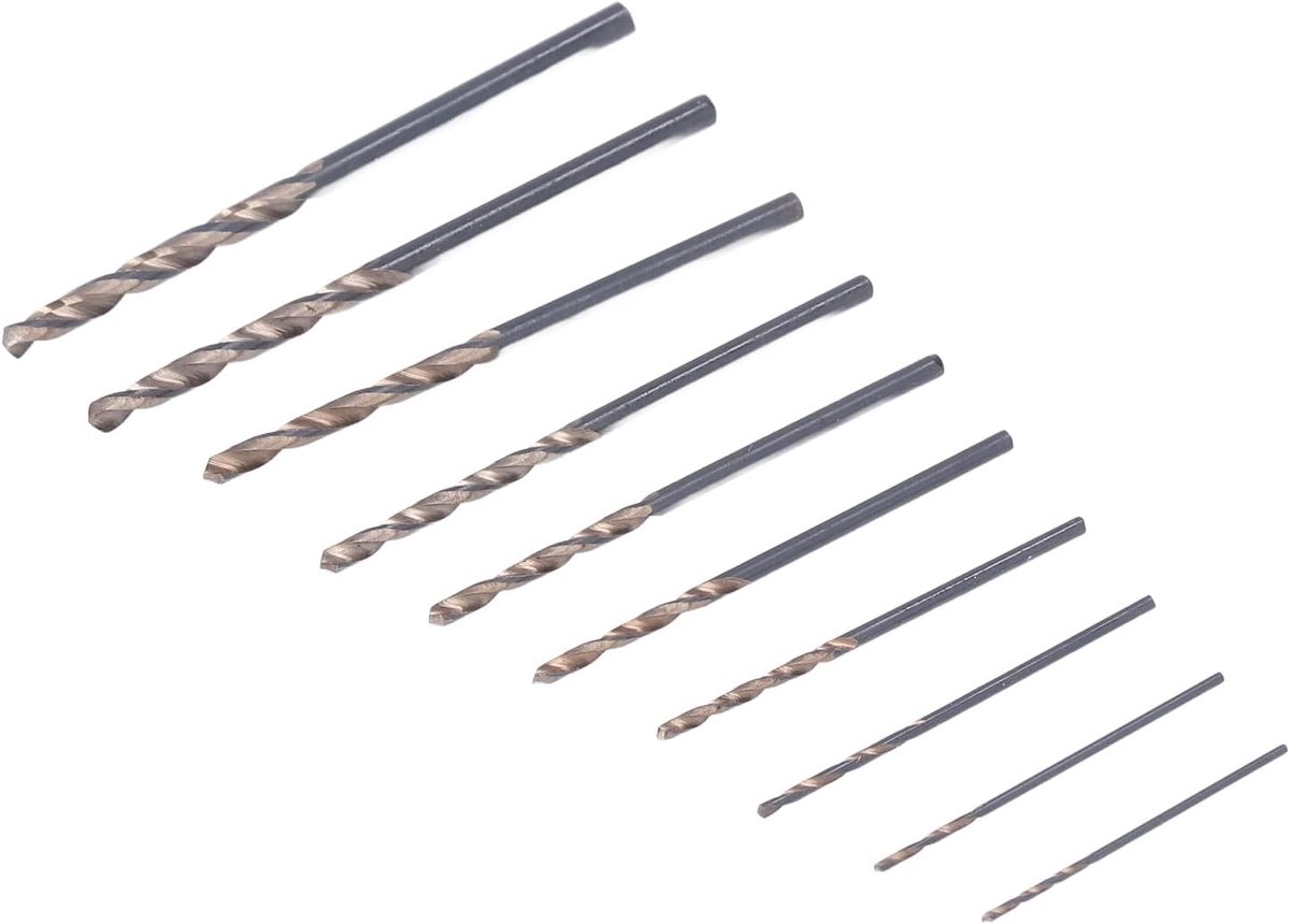 SnelShoppen - HSS Boor Set Mini Twist Borenset Houtbewerking 0.8-3mm - Hoogwaardige HSS Metaalboren - Precisie Boren voor Hout, Kunststof en Meer