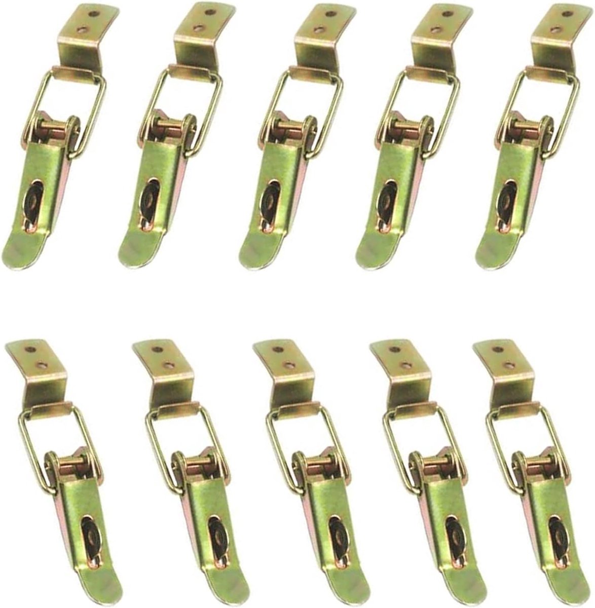 Pack of 10 snap clasps, stainless steel lever lock, stainless steel tension clasp, stainless steel tensioning clasp - ShopVlot