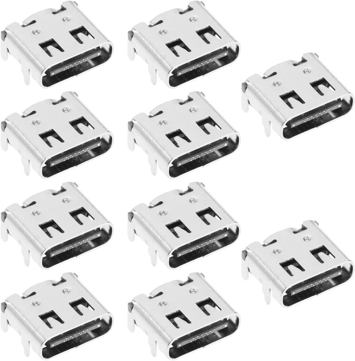 SnelShoppen - 10 Stuks Type C USB Oplaadpoort Geschikt voor PS5 Dual Sense Controller Gamepad Oplaadplug USB C Adapter Reparatie Onderdelen