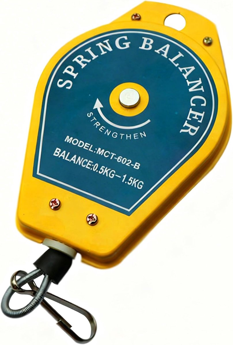 Spring Balancer 0.5-5kg - Retractable - Staal - Ideaal voor precisiewerk - ShopVlot