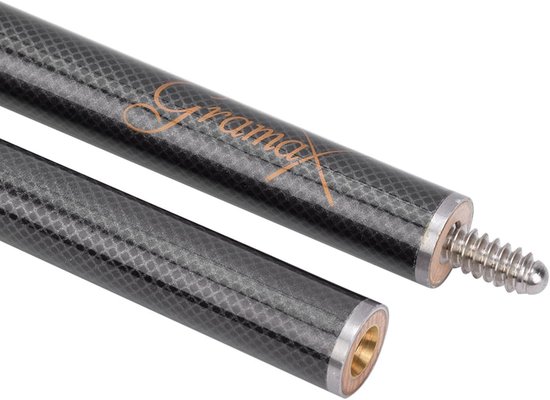 Biljartkeu - Poolkeu Snookerkeu - Precisie Spelen - Performance Grip Technologie - 1.45 meter - Zwart — afbeelding 3