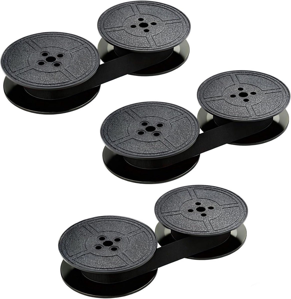 3 Pcs Ink Ribbon Typewriter 8M Typewriter Colour Ribbon Black Typewriter Tape for DIN 2103 & 32755 and Classic - ShopVlot