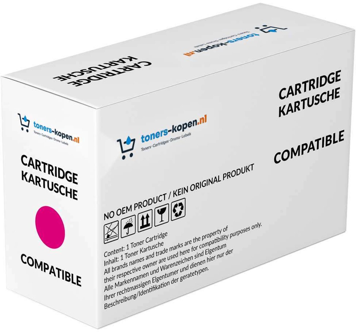 Epson C13T05 - Inktcartridge Magenta - 20000 pagina's - Huismerk Compatible - Geschikt voor Epson WF-C878 - ARET05A3M alternatief - Epson toner