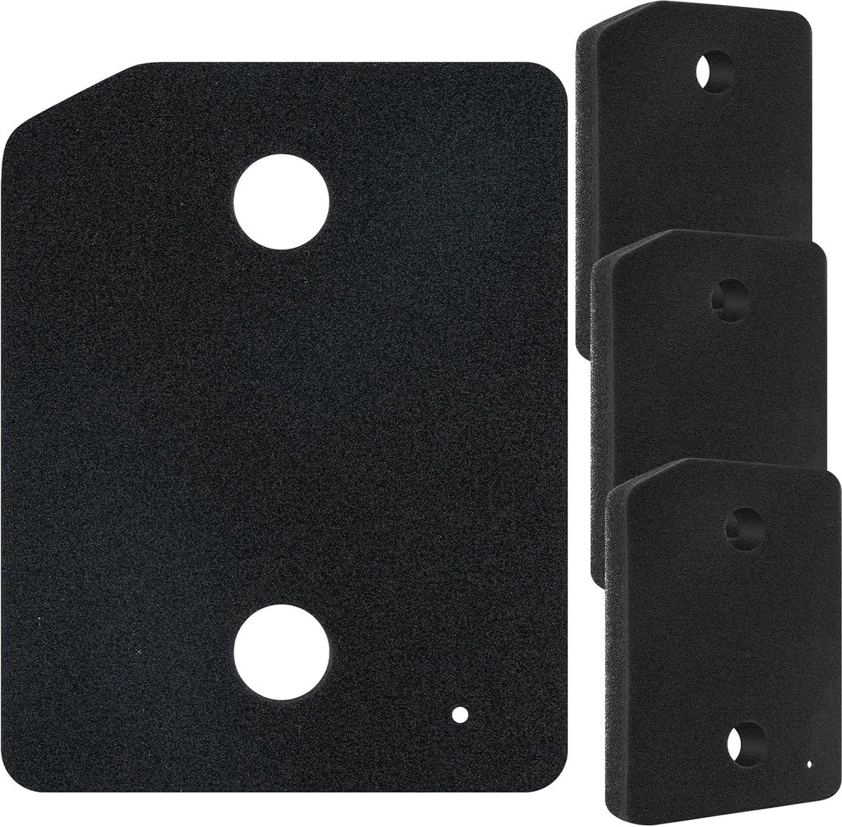 SnelShoppen - Pack van 4 Drogerfilter voor Miele T1 Serie Warmtepompdroger, Vervangingsfilter 207 x 157 x 30 mm, Hoogwaardige Sponsfilter voor Efficië