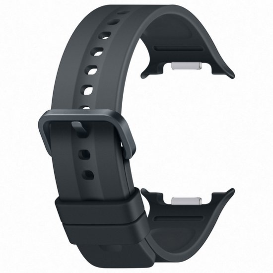 Samsung Galaxy Watch 9 Siliconen Sport Bandje Zwart M/L