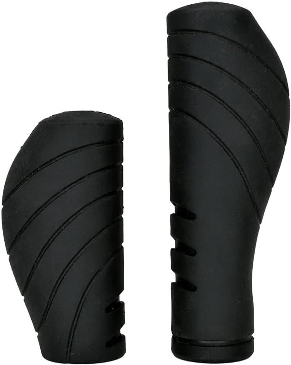 Fiets Handvatten - Stuur Handvatten - Comfortabel Fietsen - Ergonomisch Ontwerp - 92mm en 132mm - Zwart