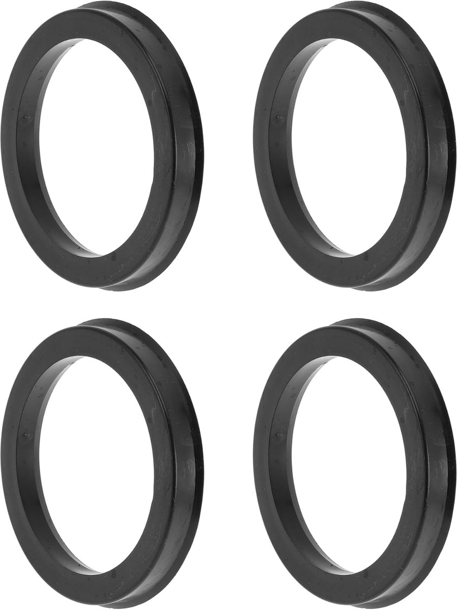 Wiel Hub Centric Ringen 83.1mm tot 65.1mm - Zwart Polycarbonaat - Schokabsorberend - Geschikt voor diverse voertuigen - ShopVlot